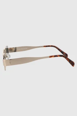 Lentes rectangulo metal