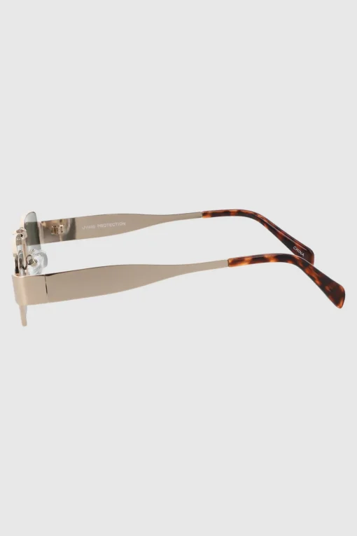 Lentes rectangulo metal