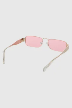 Lentes rectangulo metal