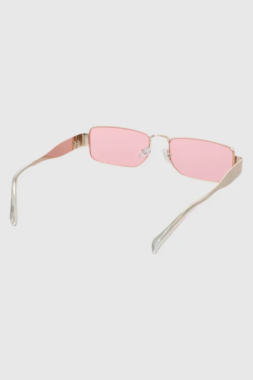 Lentes rectangulo metal