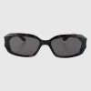 Lentes rectangulo redondeado detalle metal