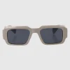 Lentes rectangulo retro