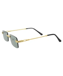 Lentes Rectangulo Rimeless Color