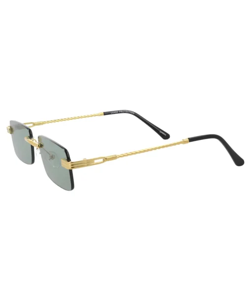 Lentes Rectangulo Rimeless Color