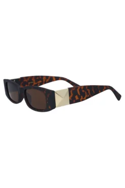 Lentes semiredondos detalle metálico