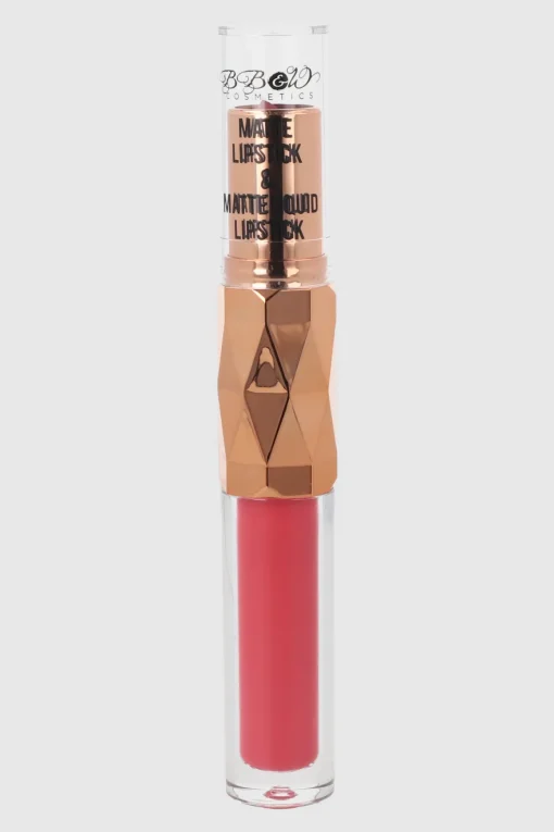 Lipstick mate con lipgloss