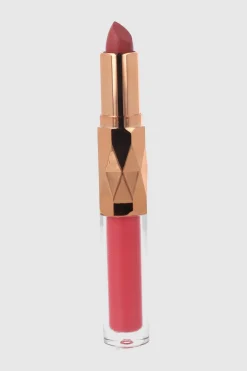 Lipstick mate con lipgloss