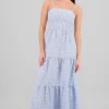 Maxi vestido cuadros
