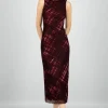 Maxi vestido mesh espalda descubierta