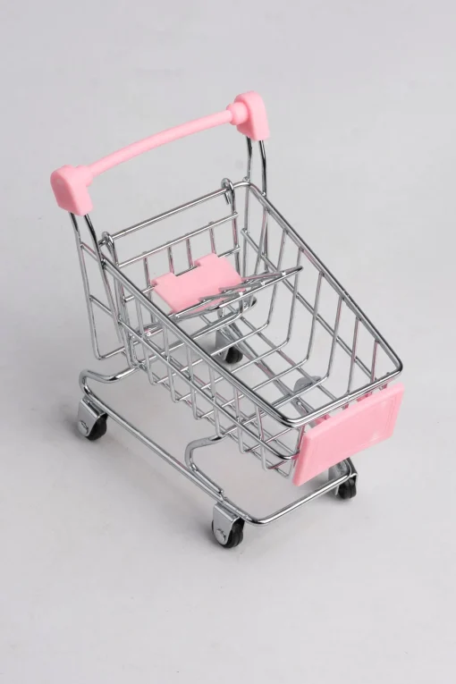 Mini Carrito Compras Decorativo
