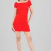 Mini vestido detalle drapeado
