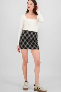 Minifalda cuadros