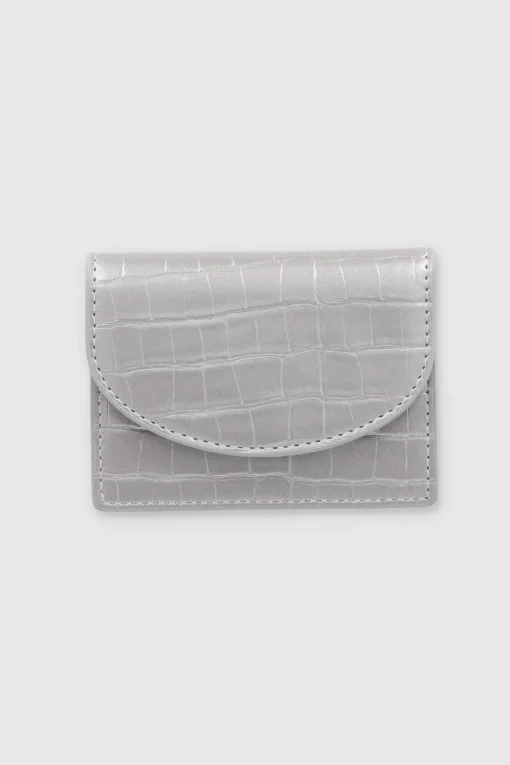 Monedero tapa croco