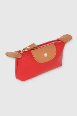 Monedero zipper detalle boton