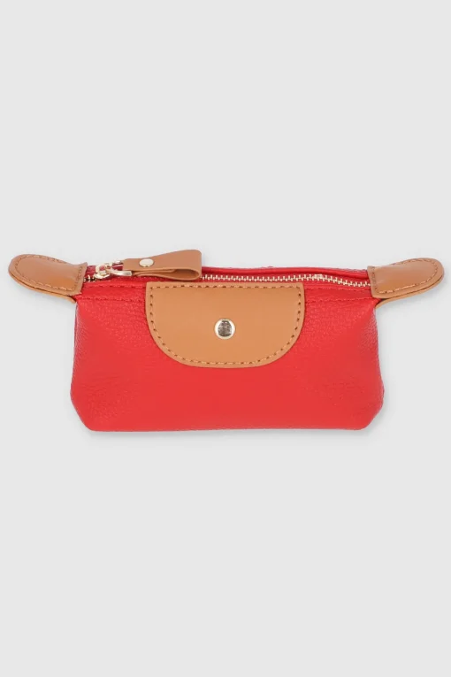 Monedero zipper detalle boton