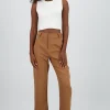 Pantalón Cintura Alta Capri Bolsas