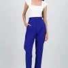 Pantalón Cintura Alta Capri Bolsas