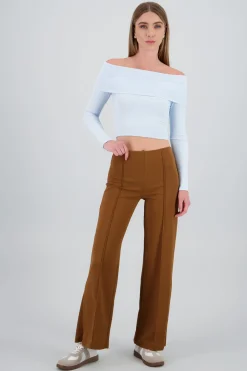 Pantalón Flared Costuras