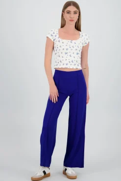 Pantalón Flared Costuras