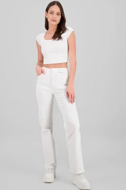 Pantalón straight slim