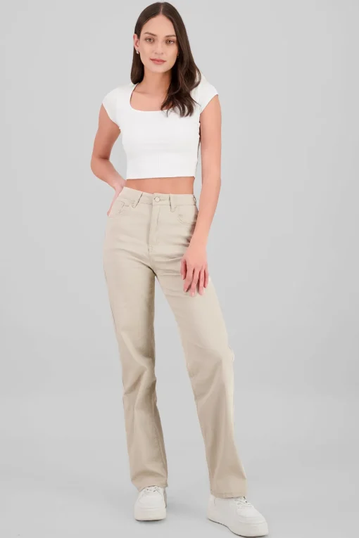 Pantalón straight slim