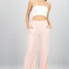 Pantalón wide textura bandana