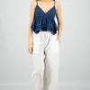Pantalon amplio algodon