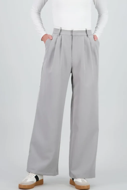 Pantalon amplio doble pretina