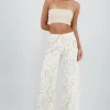 Pantalon amplio estampado figuras