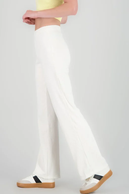 Pantalon amplio rib