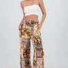 Pantalon amplio smock pretina
