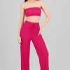 Pantalon amplio textura