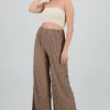 Pantalon amplio textura