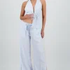 Pantalon cadera ligero rayas
