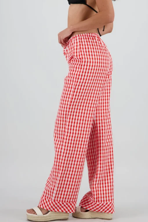 Pantalon con jareta recto