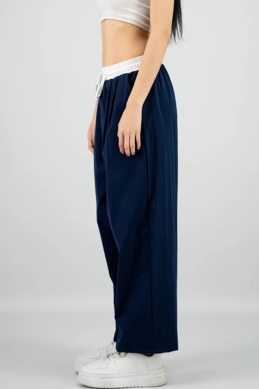 Pantalon contraste pretina