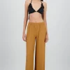 Pantalon flared textura