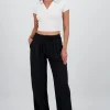 Pantalon fluido liso