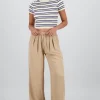 Pantalon fluido liso