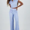 Pantalon fluido textura