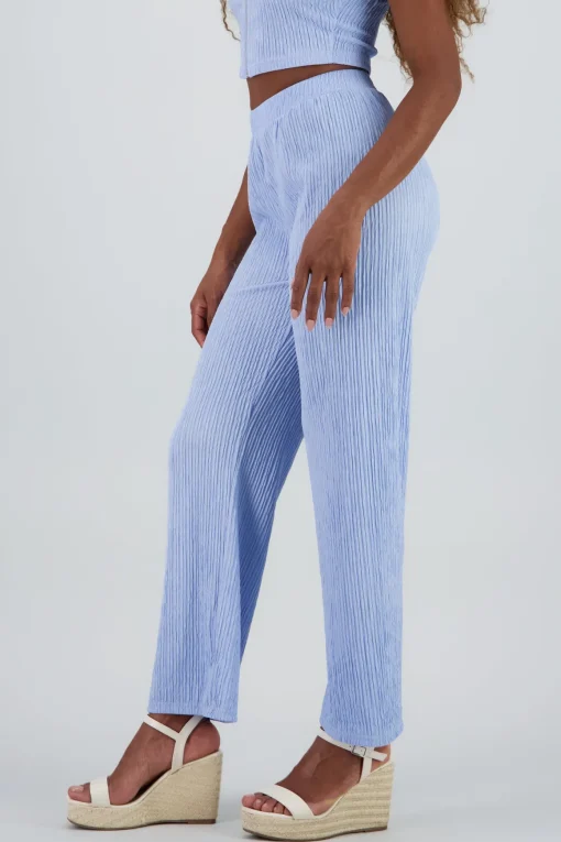Pantalon fluido textura