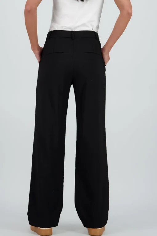 Pantalon fluido wide leg