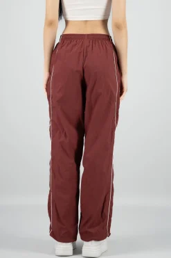 Pantalon liso con contraste