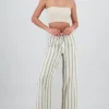 Pantalon rayas con jareta