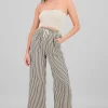 Pantalon rayas con jareta