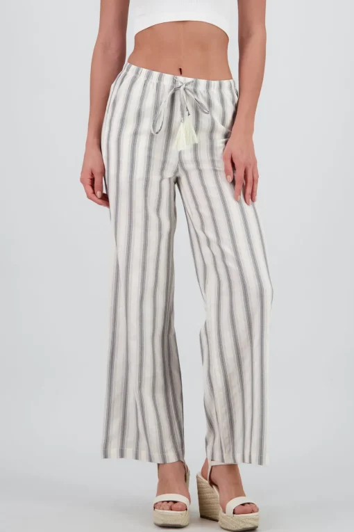 Pantalon rayas con jareta