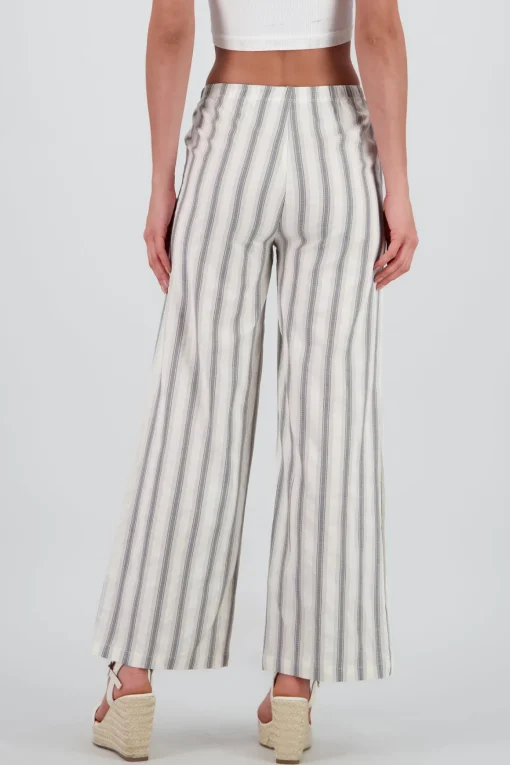 Pantalon rayas con jareta