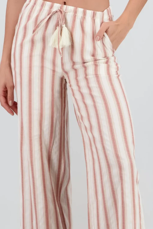 Pantalon rayas con jareta