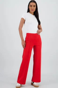 Pantalon recto detalle costura