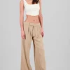 Pantalon recto detalle rayas brillos